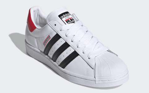 阿迪达斯贝壳头球鞋励志最重要的联名款 Run DMC x adidas Superstar 贝壳头五十周年纪念款 货号：FX761