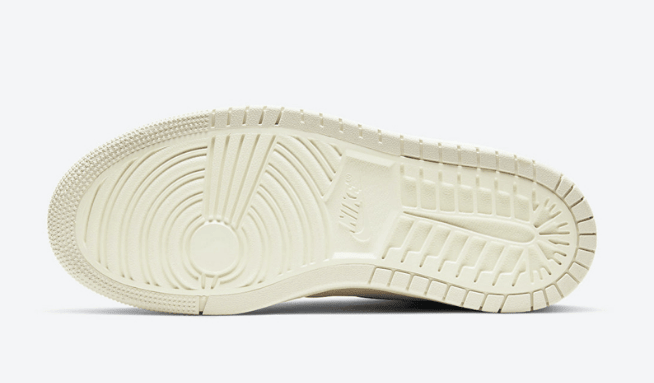 AJ1奶茶配色官图曝光 Air Jordan 1 Zoom CMFT “Summit White” AJ1米白色高帮 货号:CT0979-100