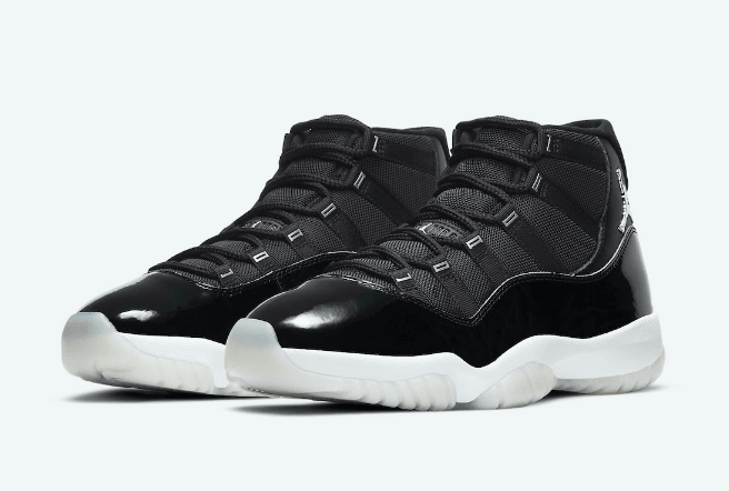 AJ11大魔王2.0上脚图官网图 Air Jordan 11 “Jubilee” AJ11黑白高帮球鞋发售日期 货号:CT8012-011