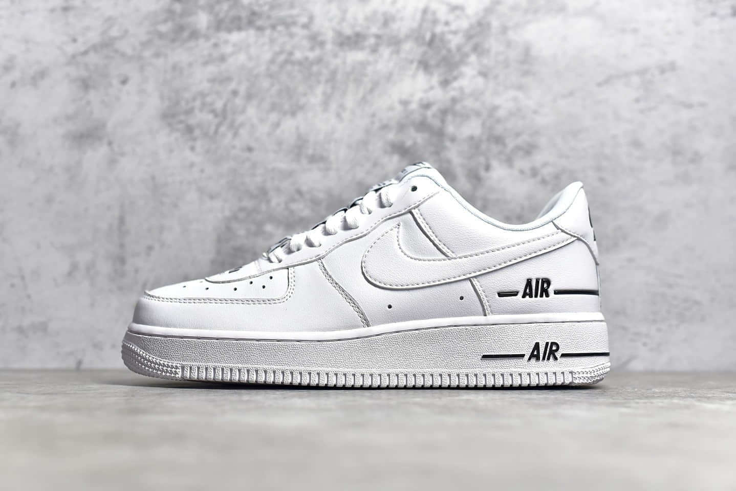 耐克空军串标低帮纯原版本 NIKE Air Force 1 “Double Air” 耐克空军内置SOLE气垫 货号:CJ1379-100