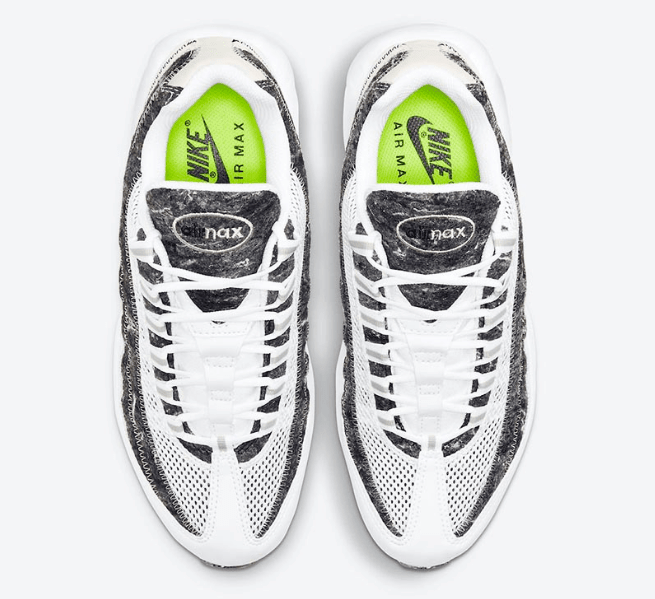 耐克MAX95环保主题 耐克垃圾鞋 Nike Air Max 95 Crater耐克MAX95奥利奥发售日期 货号:CV8830-100