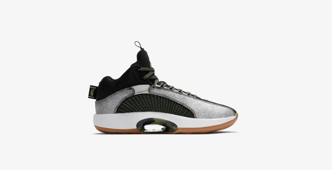 AJ35锡安PE专属配色 Air Jordan 35 SP-Z PF 全新耐克AJ35灰黑配色发售日期 货号:DA2377-100