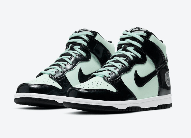 耐克全明星耐克Dunk全明星AJ1全明星两款首次曝光 Nike Dunk High “All-Star”发售日期 货号：DD1846-300