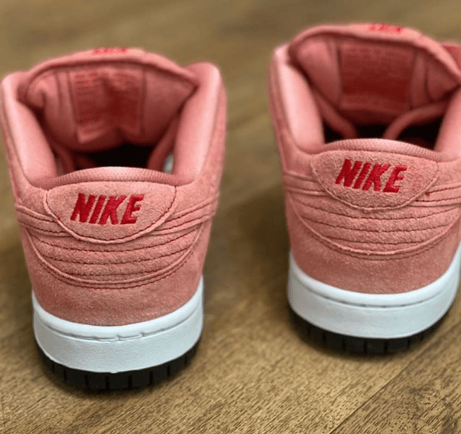 耐克SB Dunk粉色翻毛皮低帮 Nike SB Dunk Low “Pink” 耐克Dunk全新配色实物图曝光 货号:CV1655-600