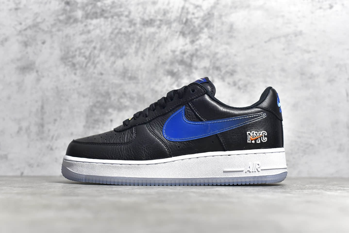 耐克空军KITH联名黑色鞋面红蓝鸳鸯钩 KITH x Nike Air Force 1 " NYC " 空军最高品质 货号:CZ7928-001