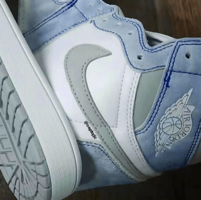 AJ1薄荷糖高帮实物图曝光 Air Jordan 1 High OG “Hyper Royal” 全新AJ1高帮新配色发售 货号:555088-402