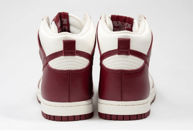 耐克Dunk白红高帮OG复刻 Nike Dunk High “Team Red” 经典耐克Dunk白红配色实物图 货号：DD1869-101