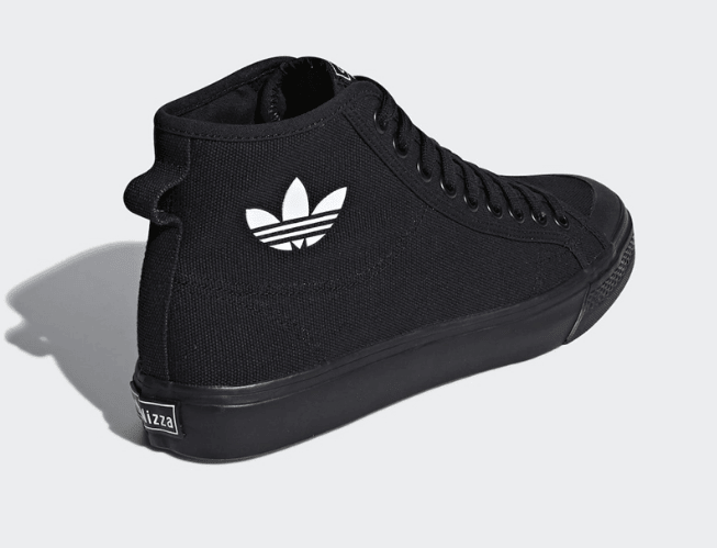 阿迪达斯NIZZA黑色高帮板鞋 adidas Nizza Hi 复刻阿迪达斯黑武士帆布鞋官图 货号:B41651