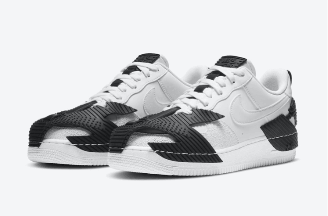 耐克空军一号全新包头设计 Nike NDSTRKT Air Force 1 空军最新款变形金刚既视感 货号:CZ3596-100