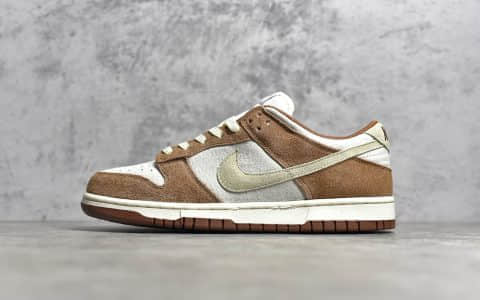 耐克Dunk SB米白粽低帮 NIKE SB Dunk Low "Medium Curry" 耐克Dunk纯原版本莆田顶级复刻 货号:DD1390-100