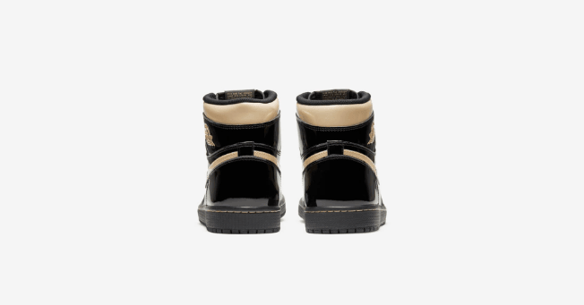 AJ1黑金漆皮高帮 Air Jordan 1 Retro High OG 最火AJ1黑金一看价格就不便宜 货号:555088-032