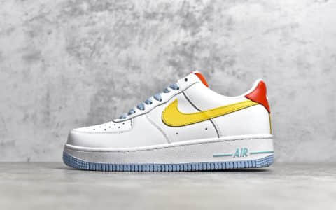 耐克空军一号唐老鸭 NIKE Air Force 1 Low耐克空军一号白黄红低帮板鞋 货号：DC2196-100