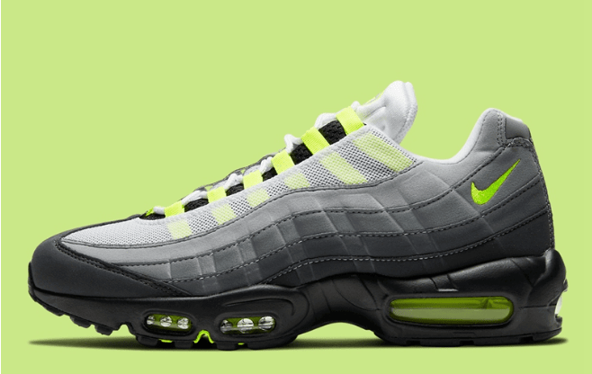 耐克MAX95 Neon亲子鞋 Nike Air Max 95 "Neon" 首发耐克MAX95灰黑GS版本童鞋都有 货号:CT1689-001