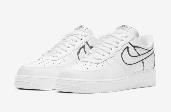 耐克空军官方二次元低帮 Nike Air Force 1 Low 经典耐克空军一号全白小白鞋 货号：DH4098-100