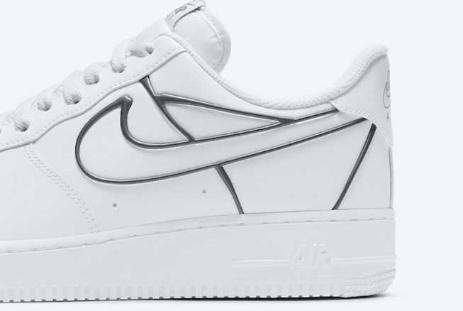 耐克空军官方二次元低帮 Nike Air Force 1 Low 经典耐克空军一号全白小白鞋 货号：DH4098-100