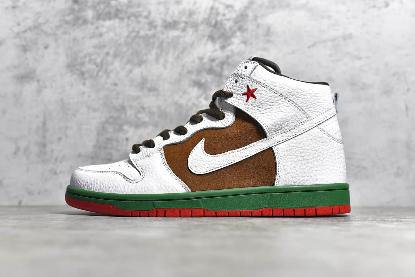 耐克Dunk SB加州洲际限定配色 NIKE SB Dunk High Cali 加州原厂织唛标 一致匹配原版 货号:313171-201