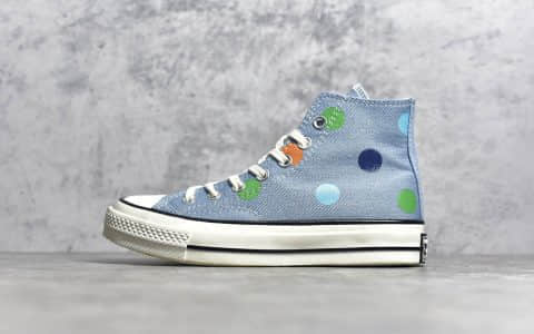 匡威GOLF WANG CHUCK 70联名 CONVERSE X GOLF WANG CHUCK 70匡威牛仔布高帮 货号：170011C