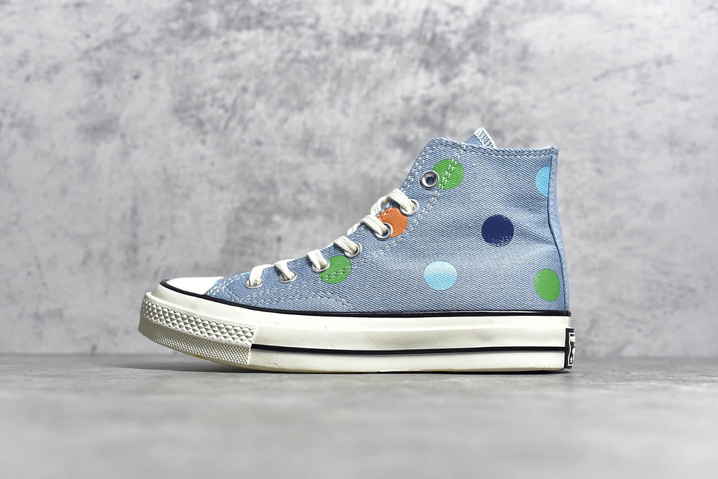 匡威GOLF WANG CHUCK 70联名 CONVERSE X GOLF WANG CHUCK 70匡威牛仔布高帮 货号：170011C