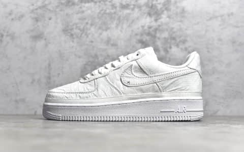 耐克空军白色低帮撕撕乐 NIKE Air Force 1'07 空军可撕鞋面设计 耐克空军DIY鞋款 货号：CJ1650-101