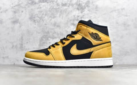 AJ1小麦砂石中帮 Air Jordan 1 Mid SE "Desert Ochre"女款砂石H12纯原版本 货号:DB5453-700