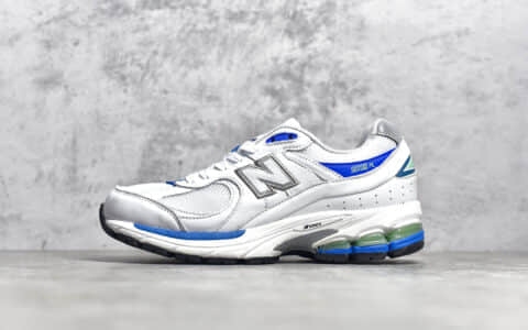 新百伦2002白蓝色慢跑鞋缓震性能 New Balance WL2002 NB复古休闲跑步鞋 货号：ML2002RW