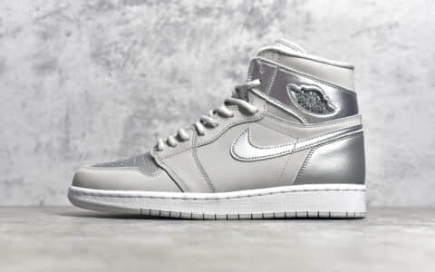 AJ1日本限定银色高帮 Air Jordan 1 High OG “Japan” 高贵的银色金属感原厂AJ日本限定 货号:DC1788-029