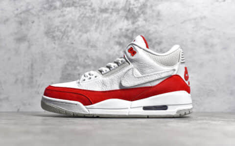 AJ3白红魔术贴换钩球鞋 Air Jordan 3 Tinker “Air Max 1” 原厂AJ3四种换勾形态 货号:CJ0939-100
