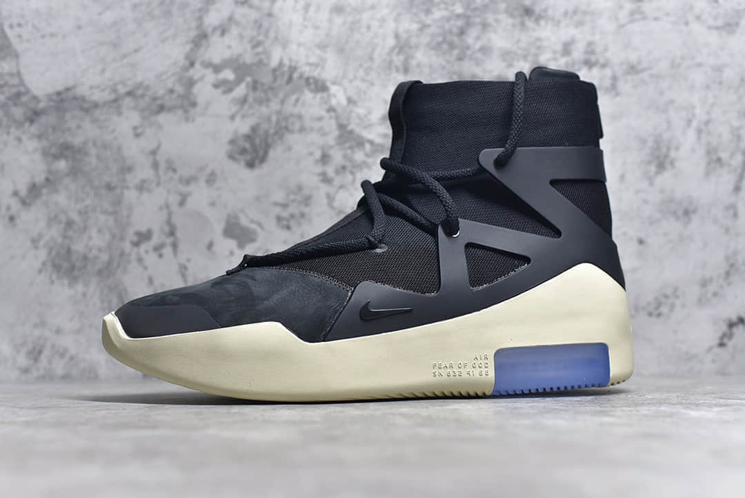 耐克FOG黑魂篮球鞋 NIKE AIR FEAR OF GOD 1 FOG纯原版本 莆田全市场唯一无氧化品质 货号:AR4237-001