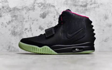 耐克椰子黑色纯原版本正品一比一复刻 NIKE AIR YEEZY 2 SOLAR RED 原厂耐克椰子做工无敌 货号:508214-006