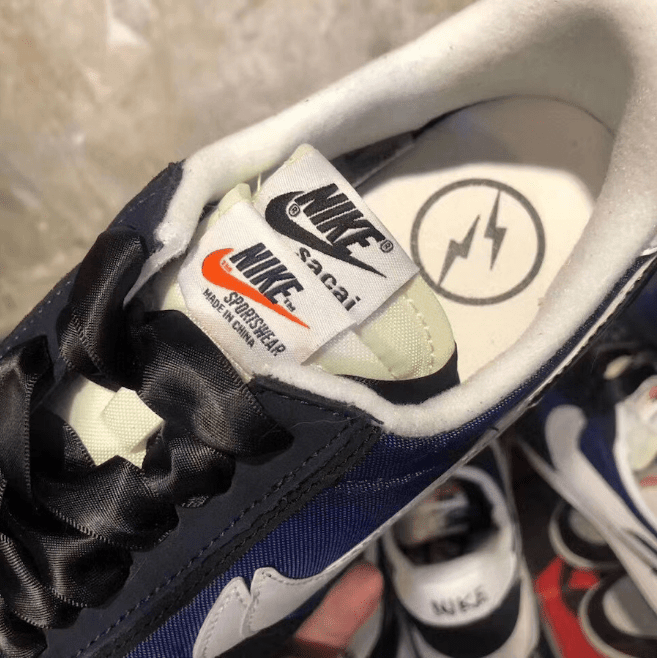 耐克Sacai藤原浩三方联名发售日期 fragment x sacai x Nike LDWaffle 耐克华夫闪电联名双勾解构鞋 货号:DH2684-40
