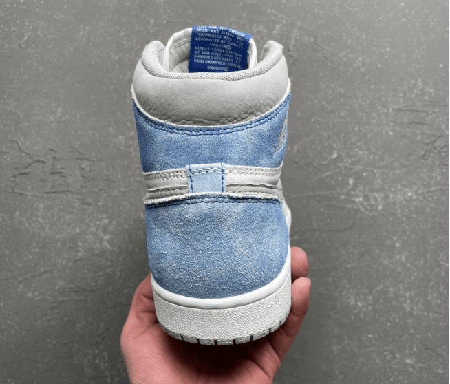 AJ1水洗牛仔麂皮拼接蓝色高帮Air Jordan 1 High OG “Hyper Royal” 全新AJ1水洗蓝发售 货号:555088-402