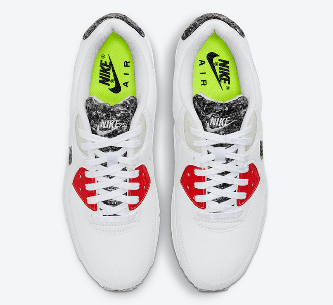 耐克AIR MAX90可回收材料鞋款 Nike Air Max 90 M2Z2 耐克大理石纹理MAX90新配色 货号:DD0383-100