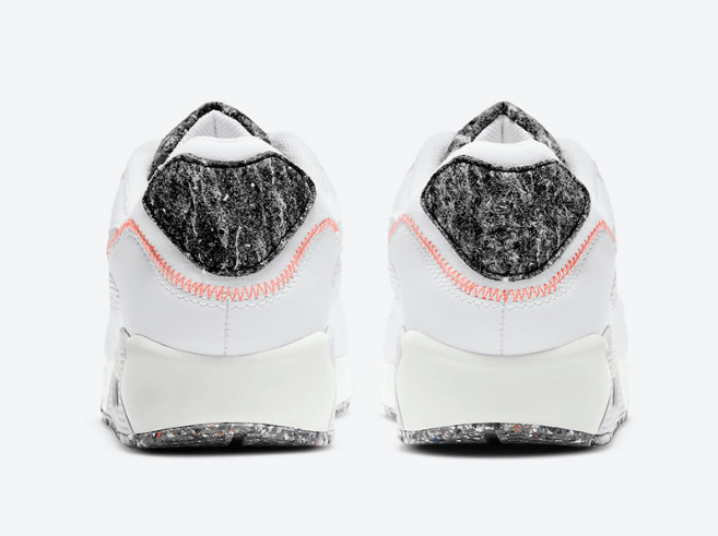 耐克AIR MAX90可回收材料鞋款 Nike Air Max 90 M2Z2 耐克大理石纹理MAX90新配色 货号:DD0383-100