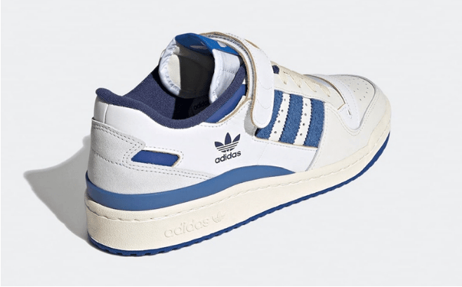 阿迪达斯复古白蓝板鞋 adidas Forum 84 Low OG “Bright Blue” 低帮阿迪达斯复古板鞋发售日期 货号:S23764