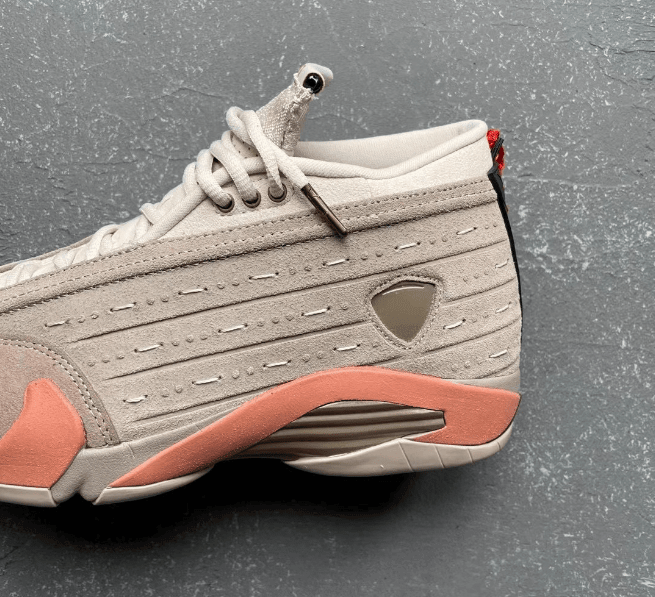AJ14陈冠希CLOT联名新款终于要发售 CLOT x Air Jordan 14 Low 兵马俑AJ14盾牌新款 货号:DC9857-200