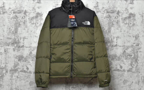 北面羽绒服黑绿配色 The North Face 19Fw 1996 Nuptse 莆田顶级北面羽绒服正品复刻新国际标准80白鸭绒