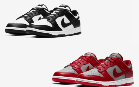 Nike Dunk Low“Medium Grey” 两款全新配色Dunk登场 Nike Dunk Low“Black” 耐克Dunk黑白熊毛低帮 货号：DD1503-101