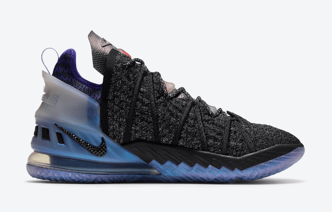 耐克詹姆斯姆巴佩联名联名款球鞋 Kylian Mbappé x Nike LeBron 18 “The Chosen 2” 詹姆斯18代球鞋货号：DB8148-001