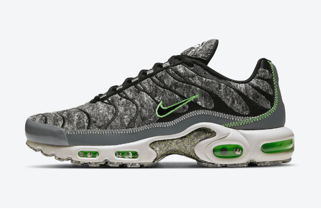 耐克AIR MAX PLUS再生羊毛材料 Nike Air Max Plus Essential “Crater” 全新耐克复古气垫跑鞋 货号:DA9326-001