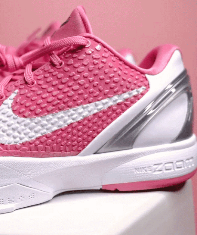 耐克科比六代球鞋乳腺癌主题 Nike Kobe 6 Protro “Think Pink” 新款科比球鞋粉色球鞋 货号:CW2190-001