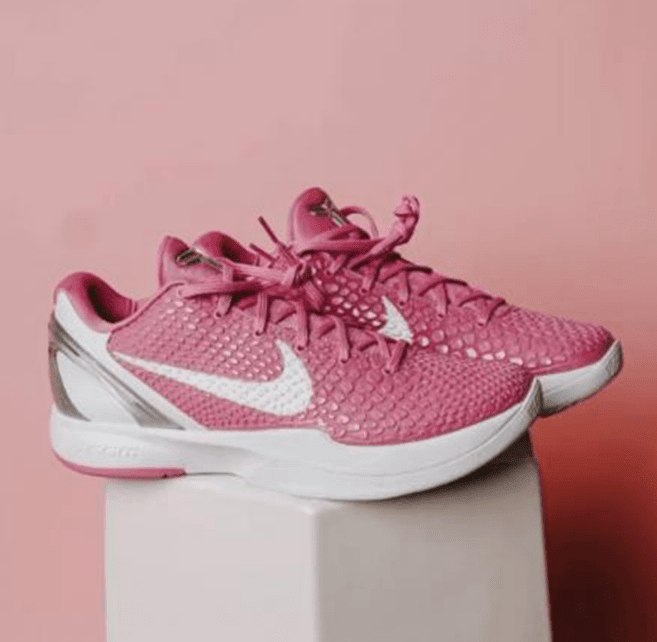 耐克科比六代球鞋乳腺癌主题 Nike Kobe 6 Protro “Think Pink” 新款科比球鞋粉色球鞋 货号:CW2190-001