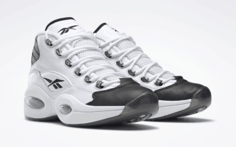 锐步黑白熊猫经典配色 Reebok Question Mid 锐步熊猫实战球鞋发售日期 货号:GX5260