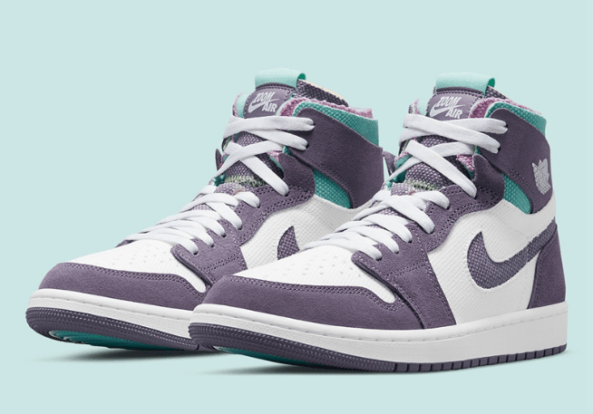 AJ1紫葡萄高帮 Air Jordan 1 Zoom Comfort “Tropical Twist” 全新AJ1 ZOOM新款即将发售 货号:CT0978-150