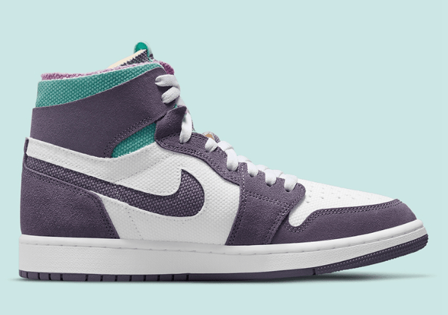 AJ1紫葡萄高帮 Air Jordan 1 Zoom Comfort “Tropical Twist” 全新AJ1 ZOOM新款即将发售 货号:CT0978-150