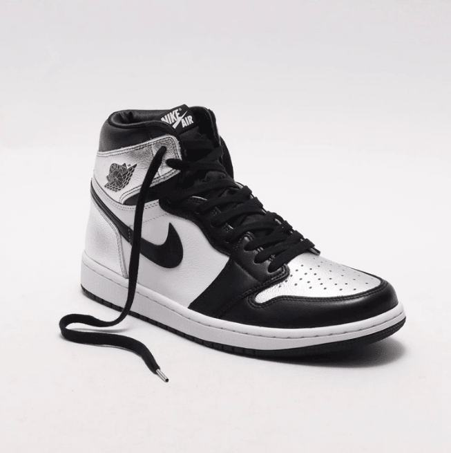AJ1黑银脚趾上脚图 Air Jordan 1 High OG WMNS “Silver Toe” 耐克AJ1黑银高帮发售日期 货号:CD0461-001
