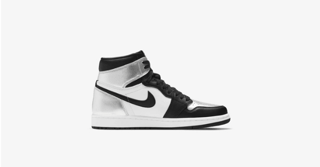 AJ1黑银脚趾上脚图 Air Jordan 1 High OG WMNS “Silver Toe” 耐克AJ1黑银高帮发售日期 货号:CD0461-001