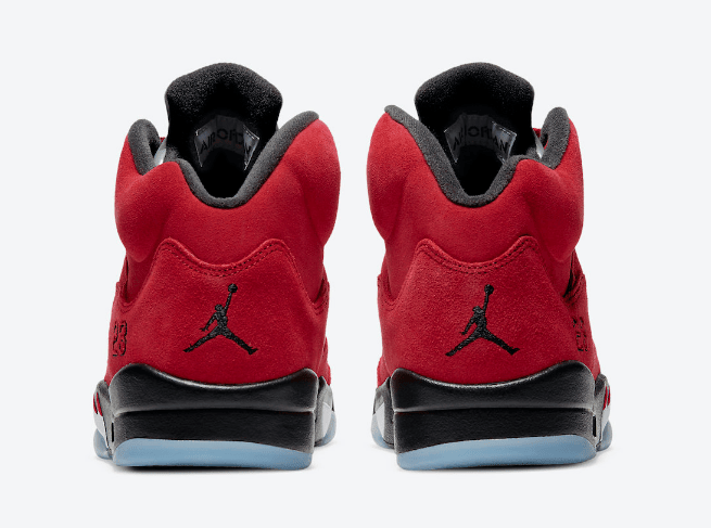 AJ5愤怒的公牛 2021必抢球鞋 Air Jordan 5 “Raging Bull” 全新AJ5红黑实战篮球鞋 货号:DD0587-600