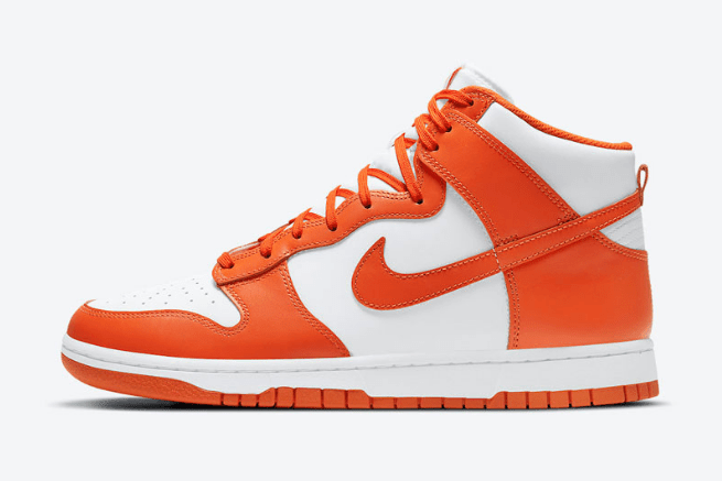 耐克Dunk白橙高帮 Nike Dunk High “Syracuse” 耐克Dunk雪城复刻回归 货号:DD1399-101