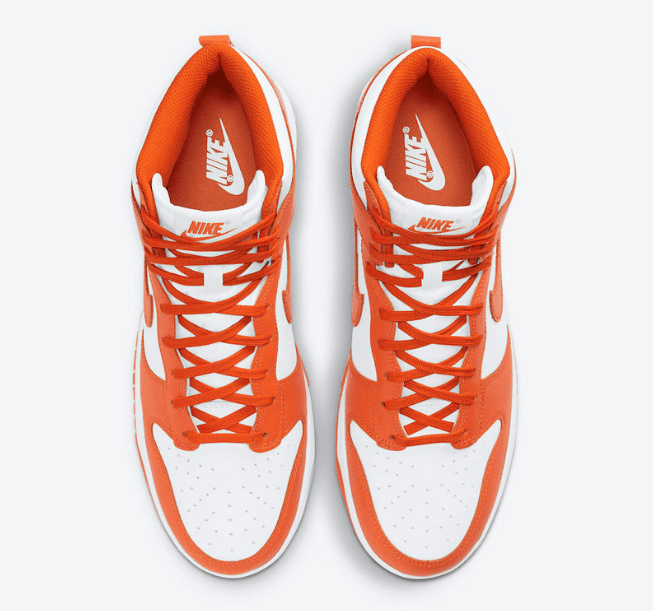 耐克Dunk白橙高帮 Nike Dunk High “Syracuse” 耐克Dunk雪城复刻回归 货号:DD1399-101