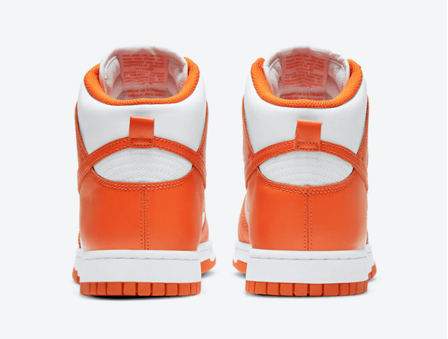 耐克Dunk白橙高帮 Nike Dunk High “Syracuse” 耐克Dunk雪城复刻回归 货号:DD1399-101